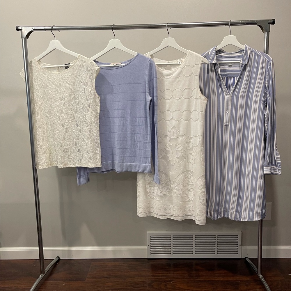 Set Ann Taylor, J.Jill Lace, Shirt Dress, Sweater